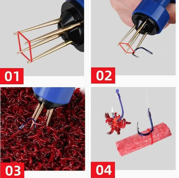 Chargeur d’Hameçons à Asticots