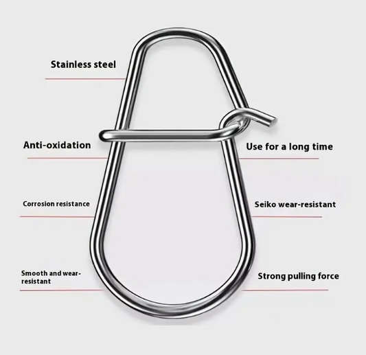 Agrafe de Pêche en Acier Inoxydable – Ultra Résistante & Anti-Corrosion